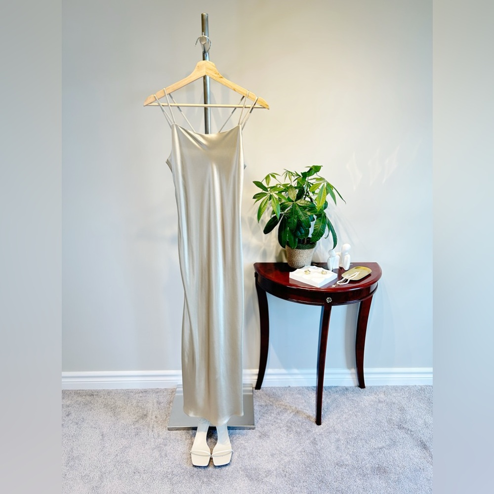 Silk gown